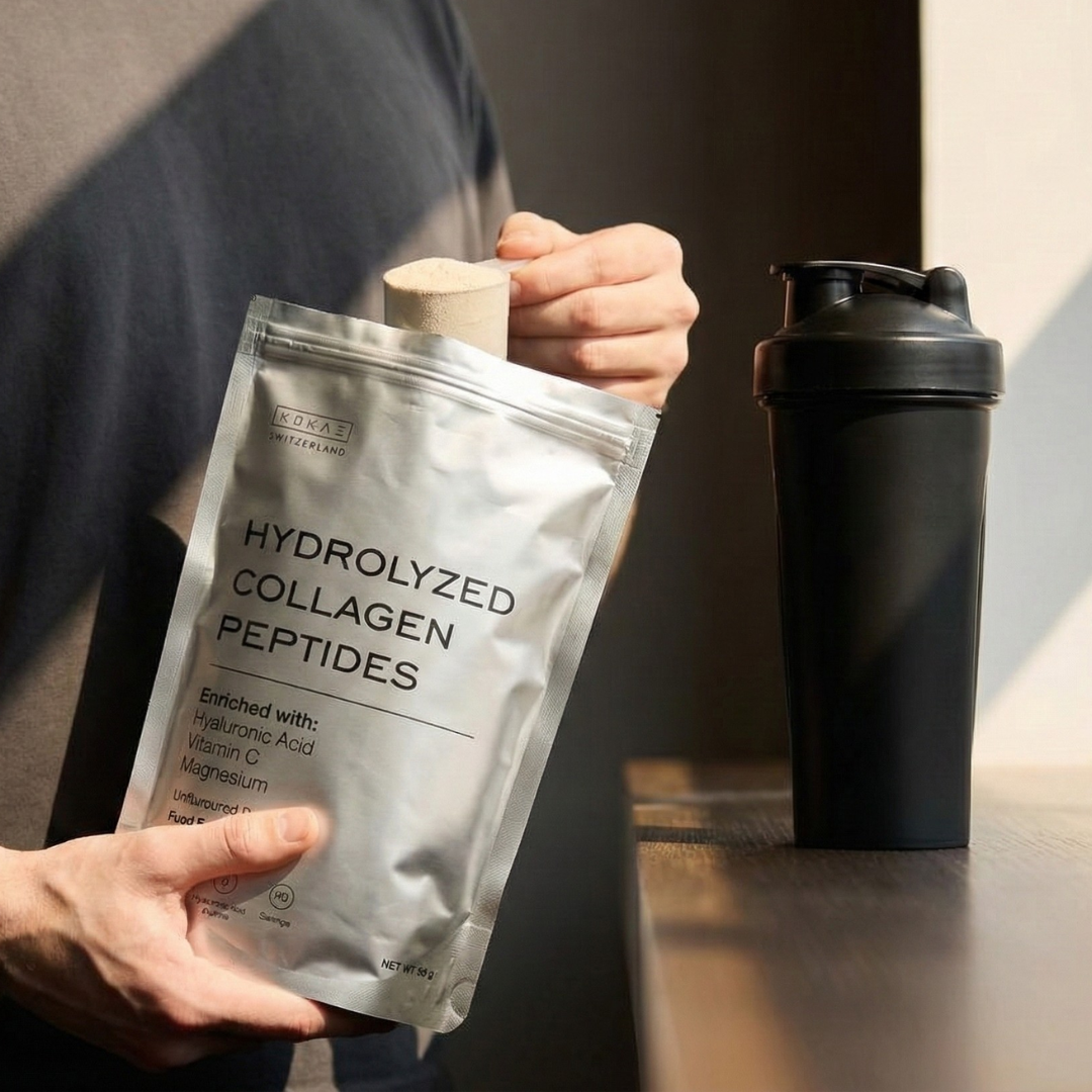 KOKAE® COLLAGEN PEPTIDES WITH HYALURONIC ACID, MAGNESIUM & VITAMIN C