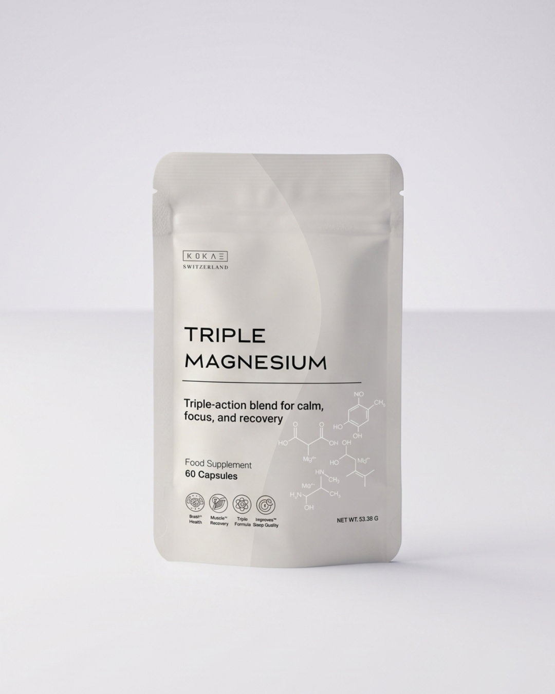 Triple Magnesium - Bisglycinat, Malat & ATA Mg® mit aktivem P-5-P