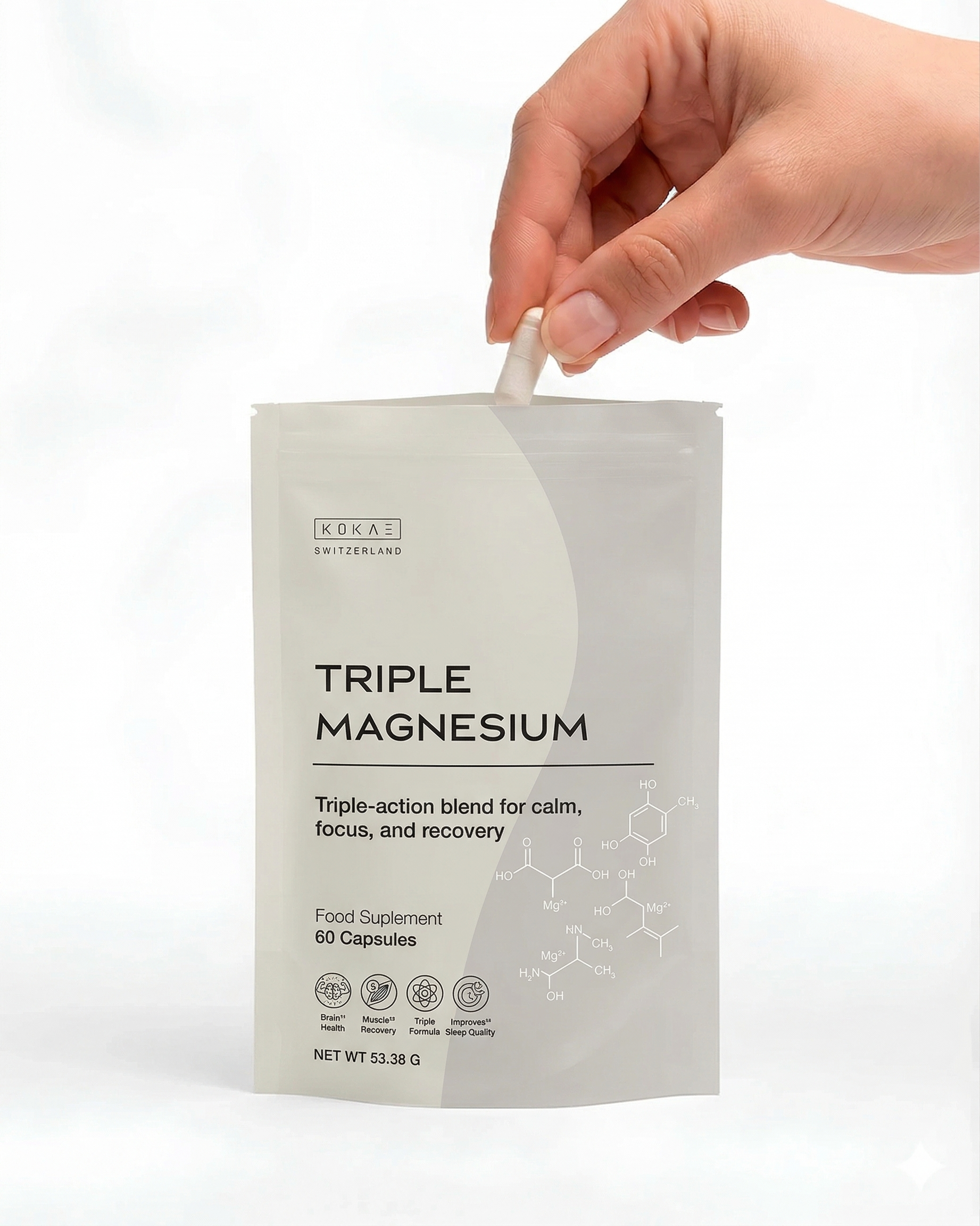 Triple Magnesium - Bisglycinat, Malat & ATA Mg® mit aktivem P-5-P